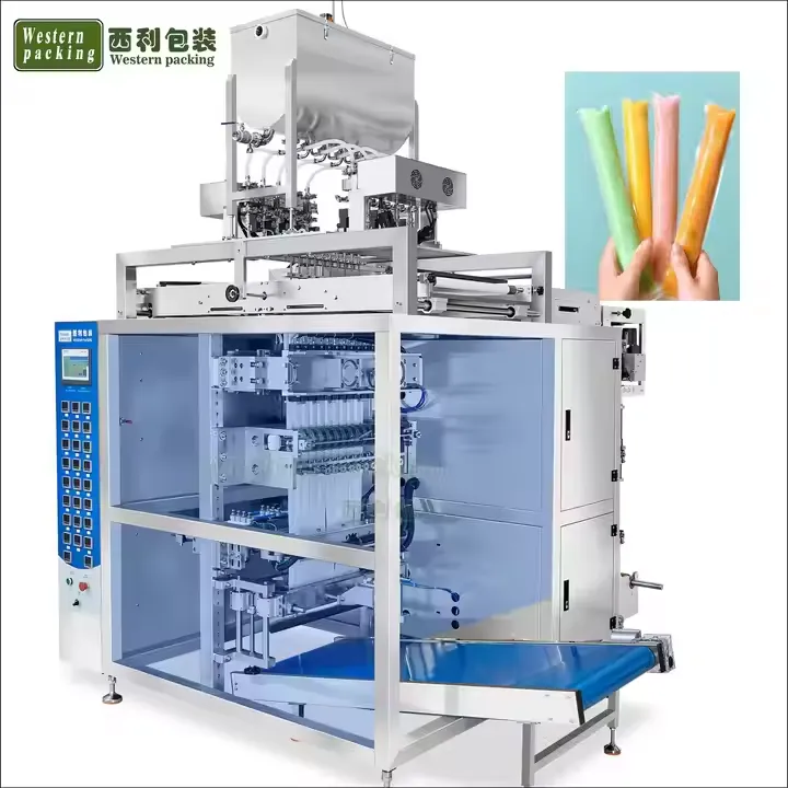 Magni Awtomatiċi tal-Ippakkjar tal-Qratas tas-Silġ Likwidu Lolly